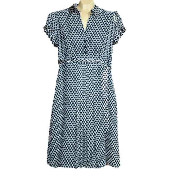 ROBBIE Bee polka dot V-Neck dress​ - Picture 1 of 9